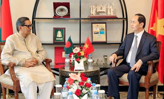 Hoạt động tiếp x&uacute;c song phương của Chủ tịch nước tại Bangladesh