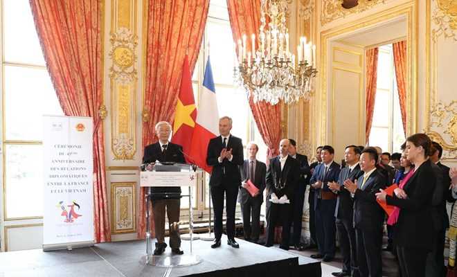 Kỷ niệm 45 năm thiết lập quan hệ ngoại giao Việt Nam-Ph&aacute;p