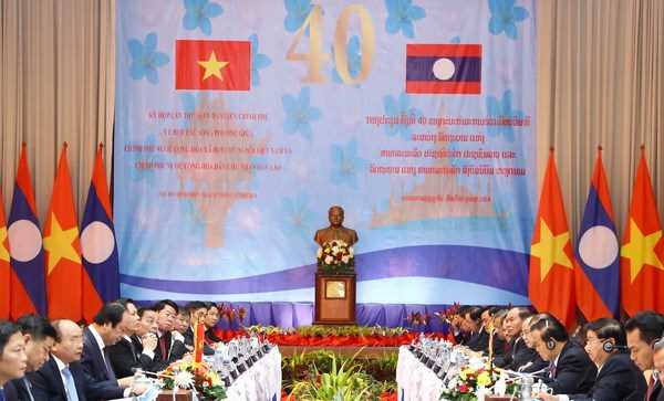 Kỳ họp lần thứ 40 Ủy ban li&ecirc;n Ch&iacute;nh phủ Việt Nam - L&agrave;o