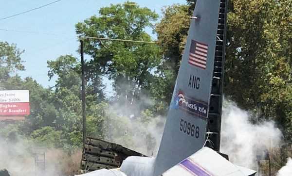 Vụ rơi máy bay quân sự ở Mỹ: Có tới 9 người thiệt mạng