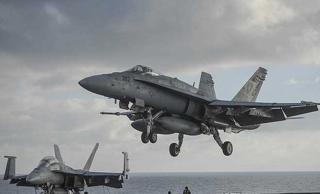 Lực lượng phòng không Syria đáp trả cuộc tấn công của Mỹ