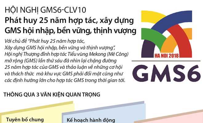 [Infographics] Ph&aacute;t huy 25 năm hợp t&aacute;c, x&acirc;y dựng GMS