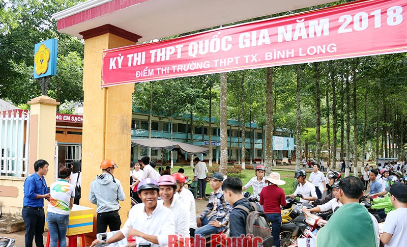Hình ảnh đẹp trong kỳ thi THPT quốc gia 2018
