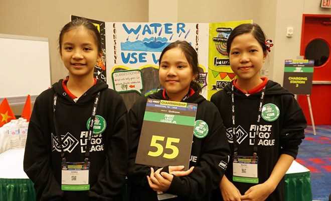 Học sinh Việt giành giải cao nhất cuộc thi First Lego League 2018