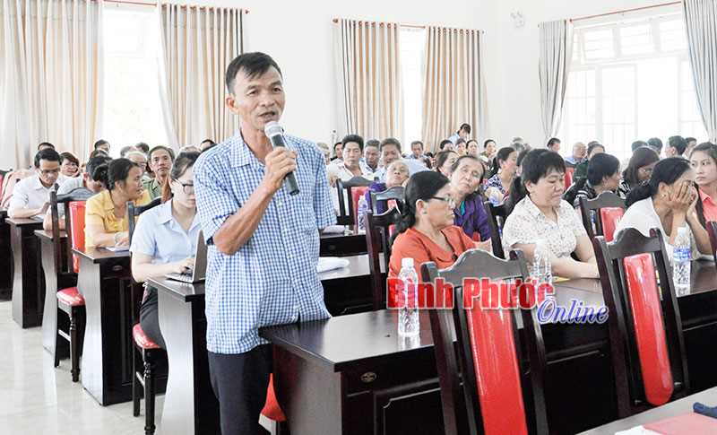 Kiến nghị của cử tri B&igrave;nh Phước với Trung ương