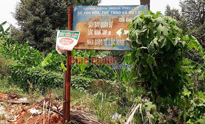 Cần thay biển mới