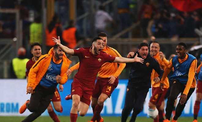 AS Roma tạo địa chấn khi đá bay Barcelona khỏi Champions League