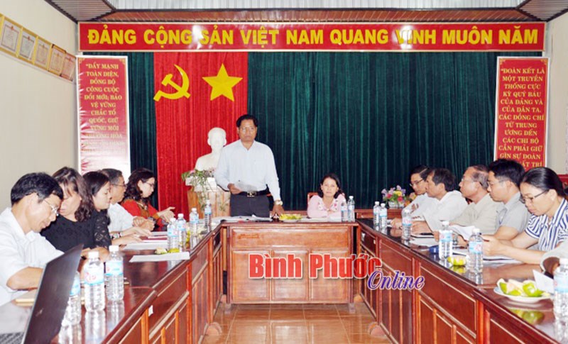 Ban D&acirc;n tộc HĐND tỉnh gi&aacute;m s&aacute;t tại B&ugrave; Đăng