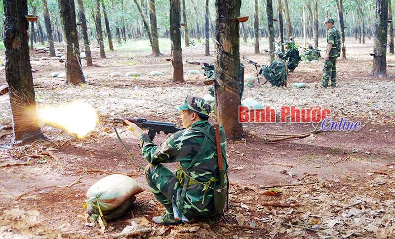 B&igrave;nh Long tổng kết c&ocirc;ng t&aacute;c quốc ph&ograve;ng địa phương