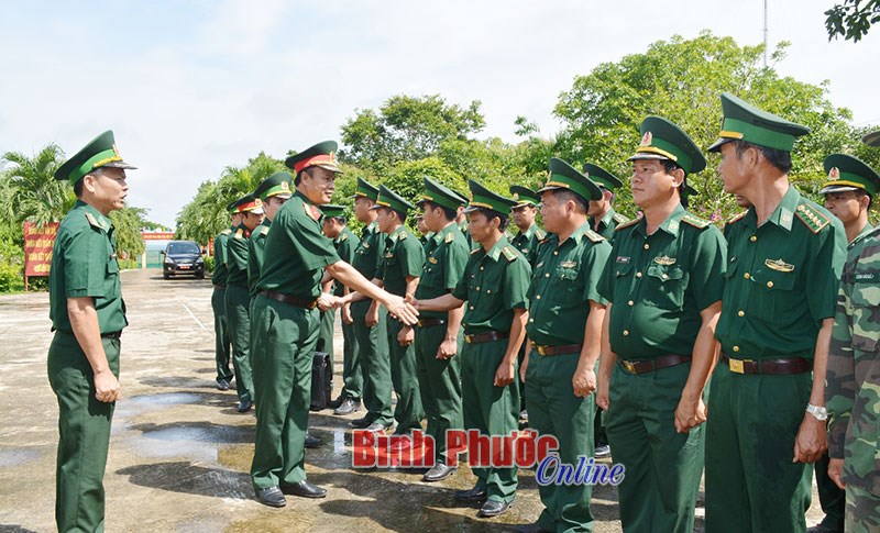 Bộ Tổng tham mưu kiểm tra tại Bộ đội biên phòng tỉnh