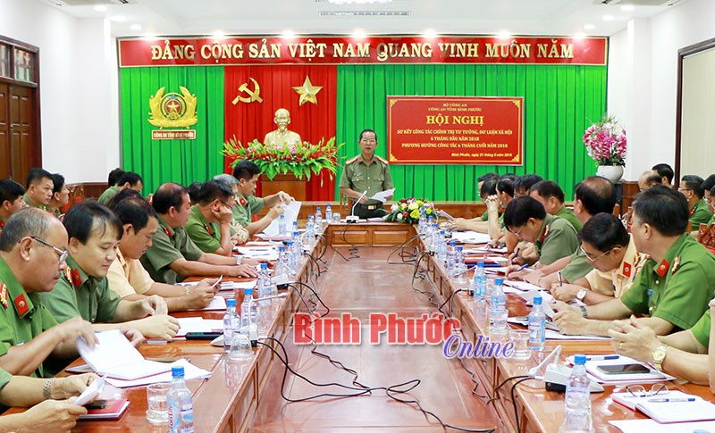 Công an tỉnh sơ kết công tác chính trị tư tưởng 6 tháng đầu năm