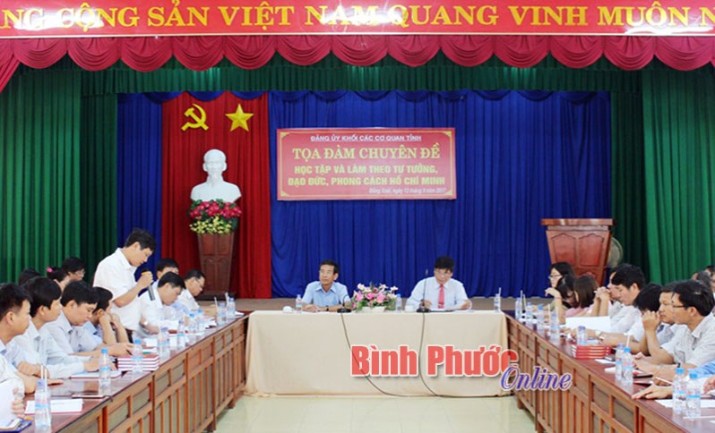 Lan tỏa theo gương Bác ở Đảng bộ Khối các cơ quan tỉnh