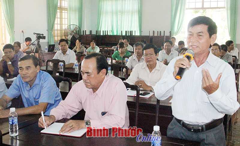 Đại biểu Quốc hội tiếp xúc cử tri Lộc Ninh, Phước Long, Phú Riềng