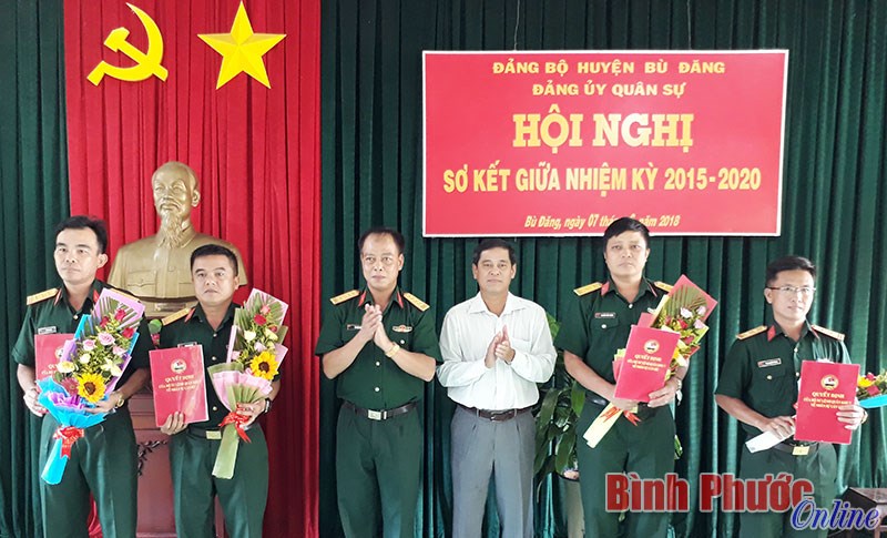 Đảng ủy Quân sự huyện Bù Đăng sơ kết giữa nhiệm kỳ