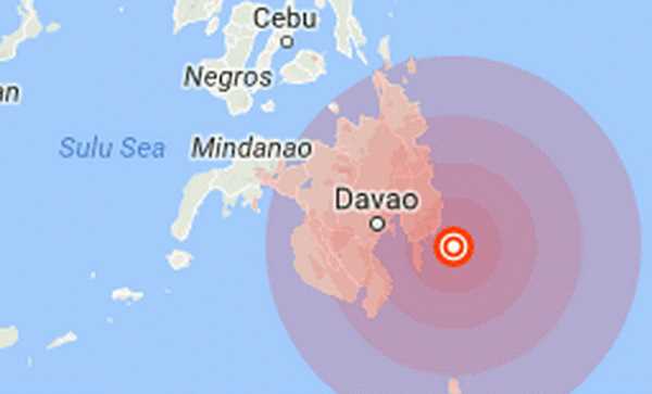 Động đất mạnh 6,2 độ Richer xảy ra ngoài khơi Philippines