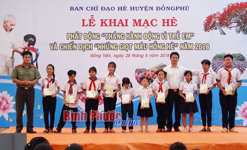 Đồng Tiến thực hiện tốt chăm sóc, bảo vệ trẻ em