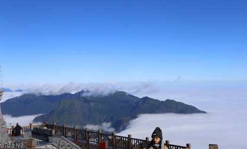 Du khách lên Fansipan ngắm hoa, săn mây mùa hè