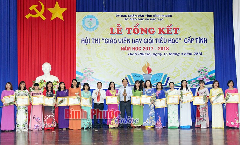 Đồng Xoài nhất toàn đoàn thi giáo viên dạy giỏi tiểu học cấp tỉnh