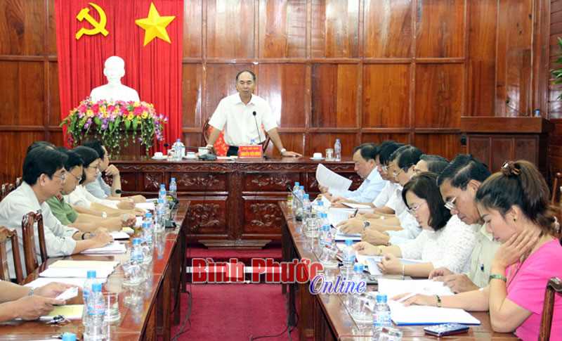 Họp Ban chỉ đạo kỳ thi THPT quốc gia 2018