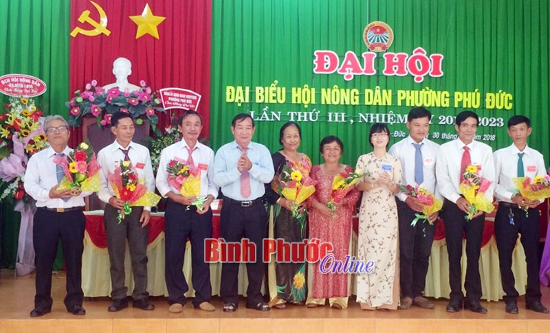 Hội n&ocirc;ng d&acirc;n B&igrave;nh Long ho&agrave;n th&agrave;nh đại hội cấp cơ sở