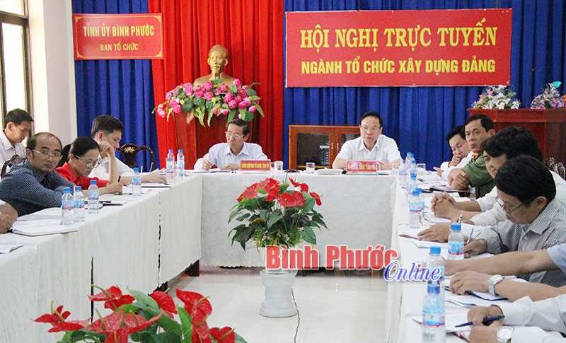 Giao ban trực tuyến c&ocirc;ng t&aacute;c tổ chức x&acirc;y dựng đảng qu&yacute; 1