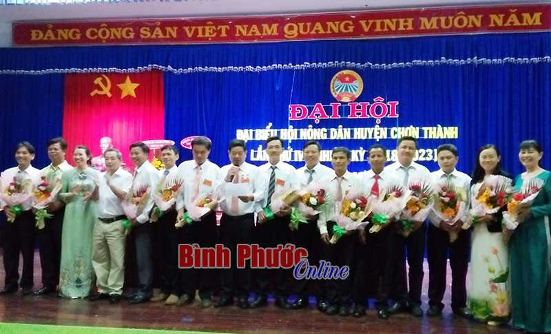 Hội N&ocirc;ng d&acirc;n huyện Chơn Th&agrave;nh đại hội lần thứ IV