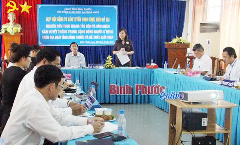 Nghiên cứu thực trạng tảo hôn và hôn nhân cận huyết thống của người S’tiêng