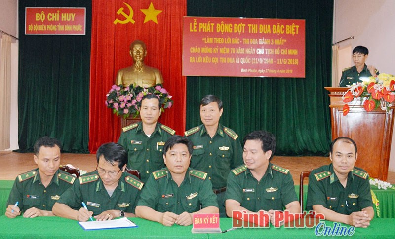 Bộ đội bi&ecirc;n ph&ograve;ng thi đua gi&agrave;nh 3 nhất