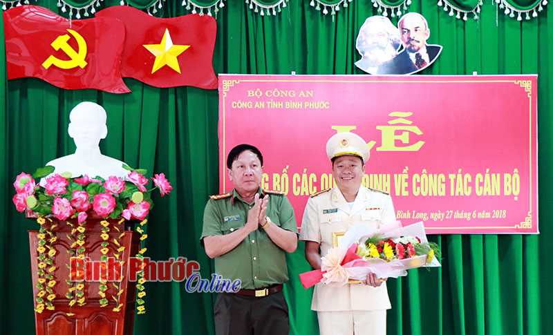 Thị xã Bình Long có Trưởng công an mới