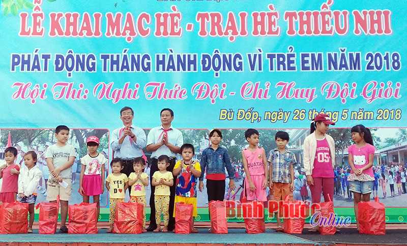 Bù Đốp sôi nổi các hoạt động hè
