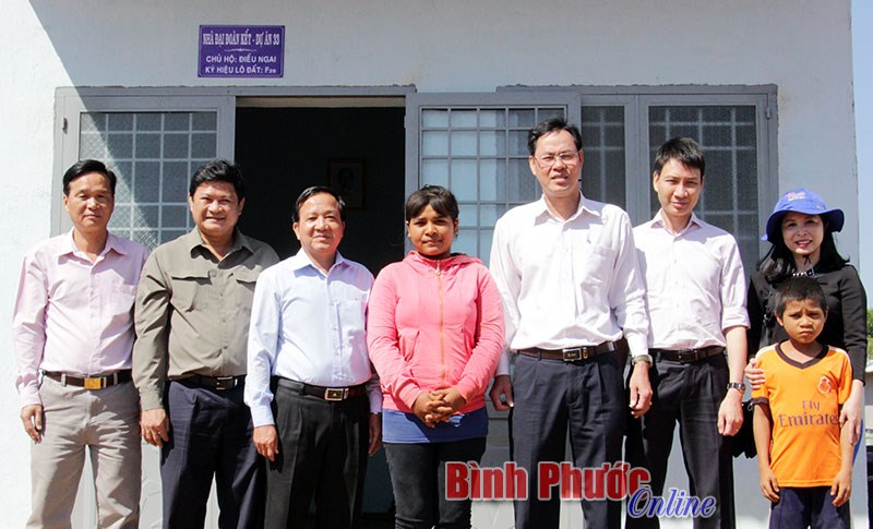 Quý 1, MTTQ các cấp bàn giao 180 căn nhà đại đoàn kết, tình thương