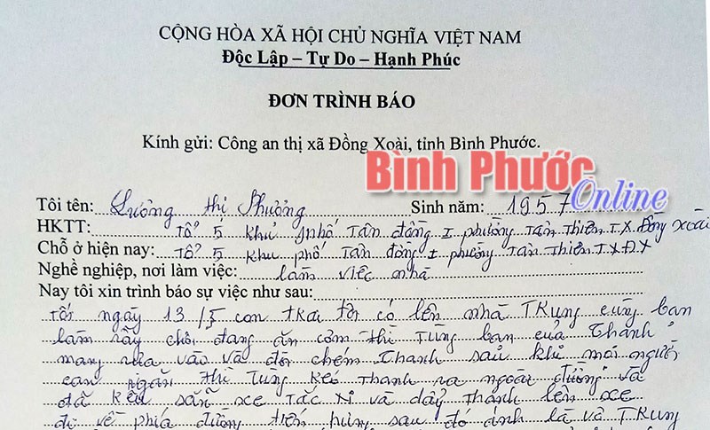 Làm rõ vụ “bắt cóc tống tiền” ở Đồng Xoài