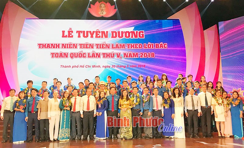 3 đại biểu Bình Phước được tuyên dương thanh niên tiên tiến làm theo lời Bác toàn quốc