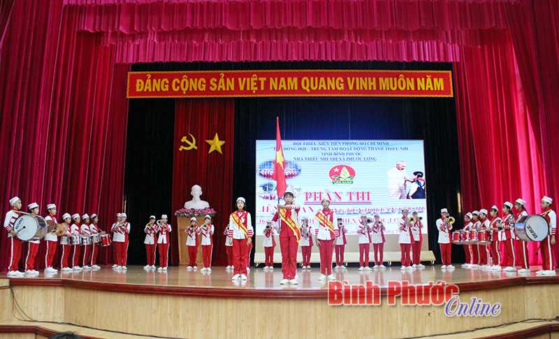 Bình Long nhất hội thi nghi thức đội năm 2018