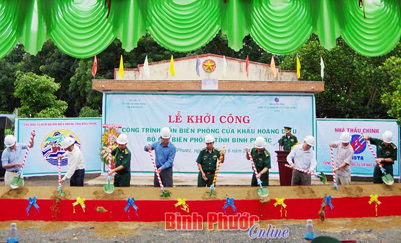 Khởi công xây dựng Đồn biên phòng cửa khẩu Hoàng Diệu