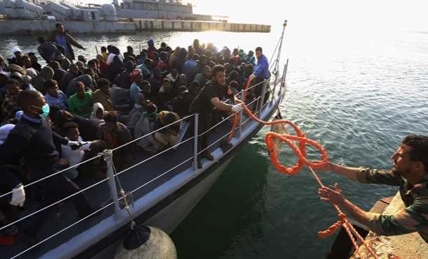 Tìm thấy thi thể của 11 người di cư ở ngoài khơi bờ biển Libya