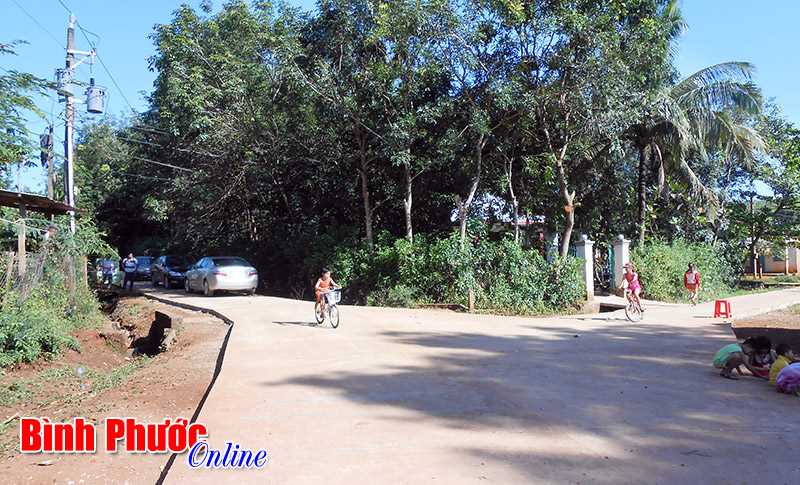 Phú Riềng đạt bình quân 13,7 tiêu chí nông thôn mới/xã