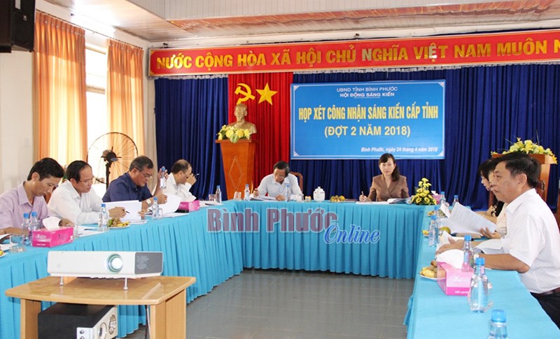 22/54 giải ph&aacute;p được c&ocirc;ng nhận s&aacute;ng kiến cấp tỉnh đợt 2/2018