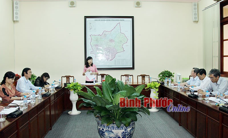 Thẩm định đề án thực hiện Nghị quyết 18, 19-NQ/TW của thị xã Bình Long