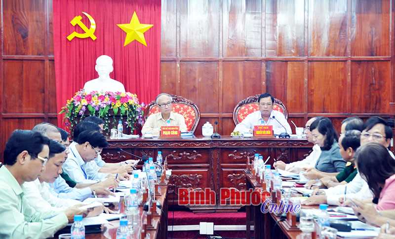 UBND tỉnh thông qua dự kiến điều chỉnh dự toán ngân sách năm 2018
