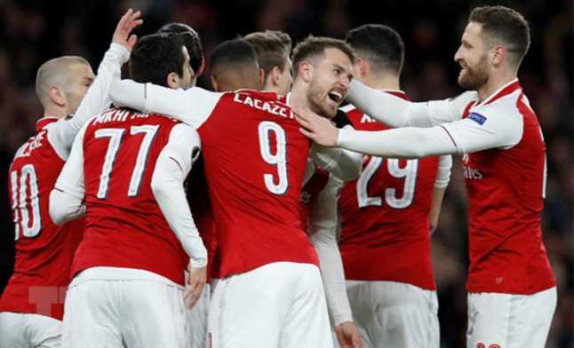Đè bẹp CSKA, Arsenal đặt một chân vào bán kết Europa League