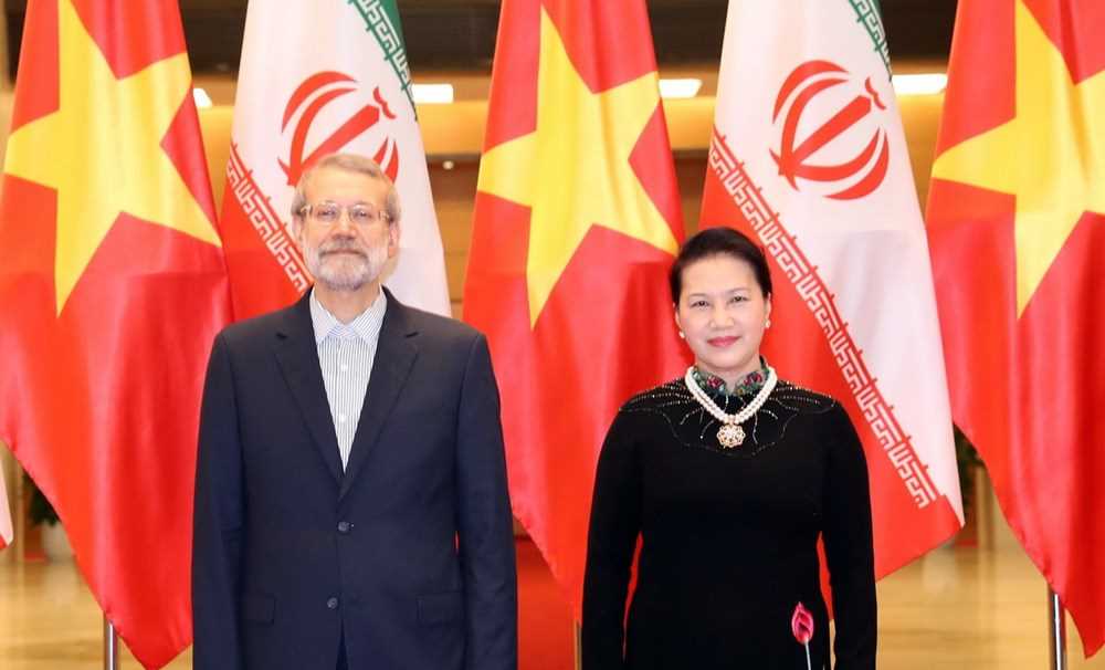 H&igrave;nh ảnh Chủ tịch Quốc hội Iran thăm ch&iacute;nh thức Việt Nam