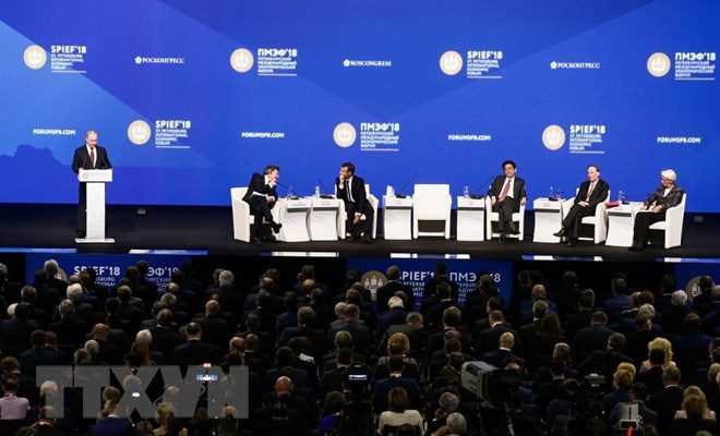 Diễn đàn Kinh tế Quốc tế St. Peterburg 2018 đạt kỷ lục mới