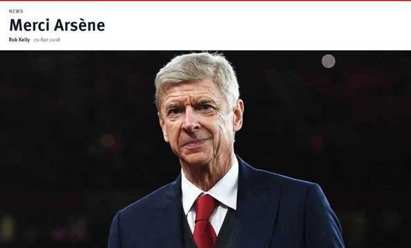 Arsene Wenger chính thức rời Arsenal vào cuối mùa giải 2017/2018