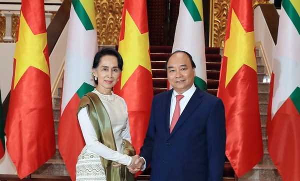 Giới thiệu to&agrave;n văn Tuy&ecirc;n bố chung Việt Nam-Myanmar