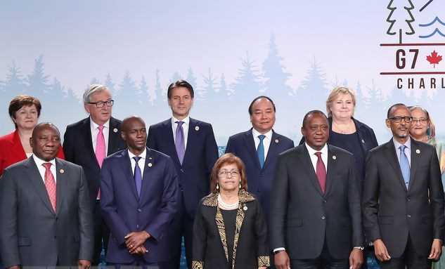 Thủ tướng có bài phát biểu quan trọng tại hội nghị G7 mở rộng