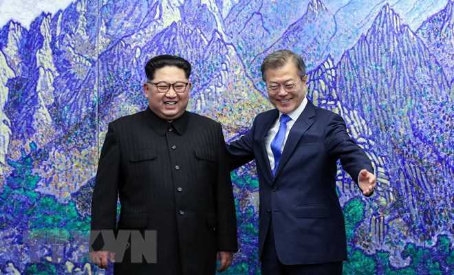 Trung Quốc hoan nghênh 'sự dũng cảm' của lãnh đạo hai miền Triều Tiên