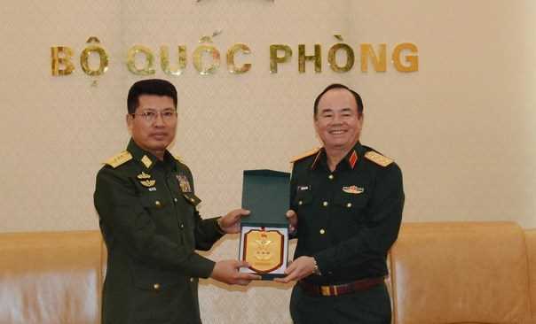 Mong hợp t&aacute;c quốc ph&ograve;ng Myanmar-Việt Nam ng&agrave;y c&agrave;ng đi v&agrave;o chiều s&acirc;u