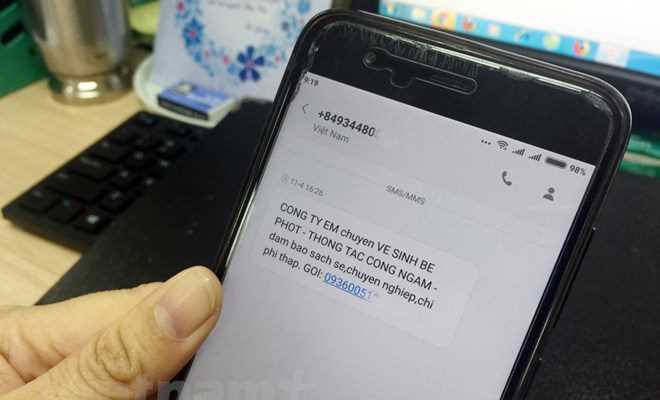 Phát tán tin nhắn rác ngày càng chuyên nghiệp, bài bản