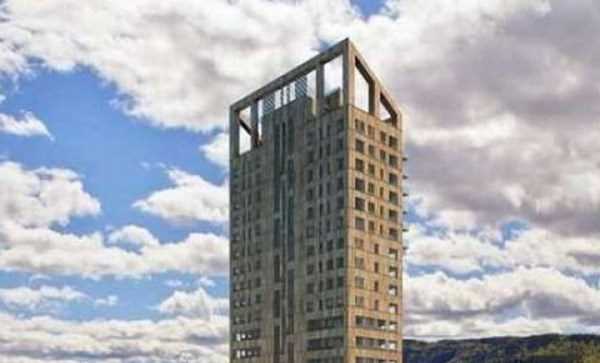 Na Uy xây tòa tháp bằng gỗ cao nhất thế giới có khả năng chống cháy